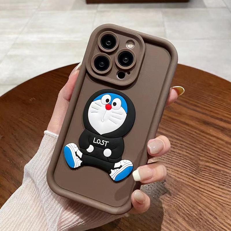 Product Introduction of Cartoon Doraemen  Phone Case for IPhone 11 15 14 13 12 Pro Max 6 6S 7 8 Plus XR XS MAX X Se2020 Case Soft Liquid Silicone Shockproof Protector Cute 3D Cover 22