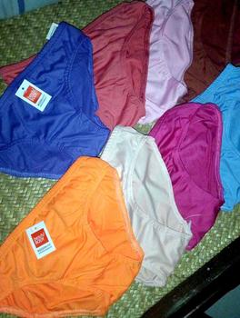 Product Review of 12PCS Panty (Random Colors) Underwear plain style for ladies stretch 100%cotton Womenswear Comfort Lady Innerwear Cute Minimalist Silver Basic panty Comfortable Fit Day Silk from M**u 2