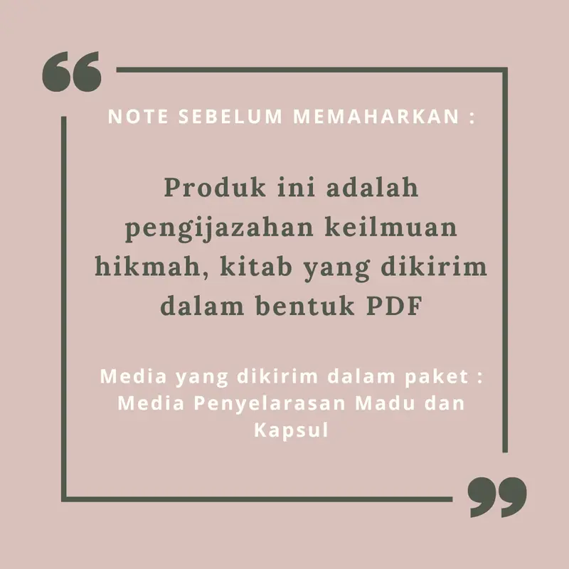 Kitab Keilmuan Hirzul Malakillah Tingkat Pamungkas 2