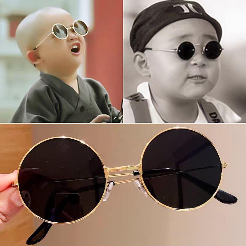  Kính Râm Trẻ Em Bé Gọng Tròn Phong Cách Cổ Điển Thích Hợp Cho Du Lịch Ngoài Trời Mùa Hè Bảo Vệ Chống Tia UV Cho Bé Trai Và Bé Gái 