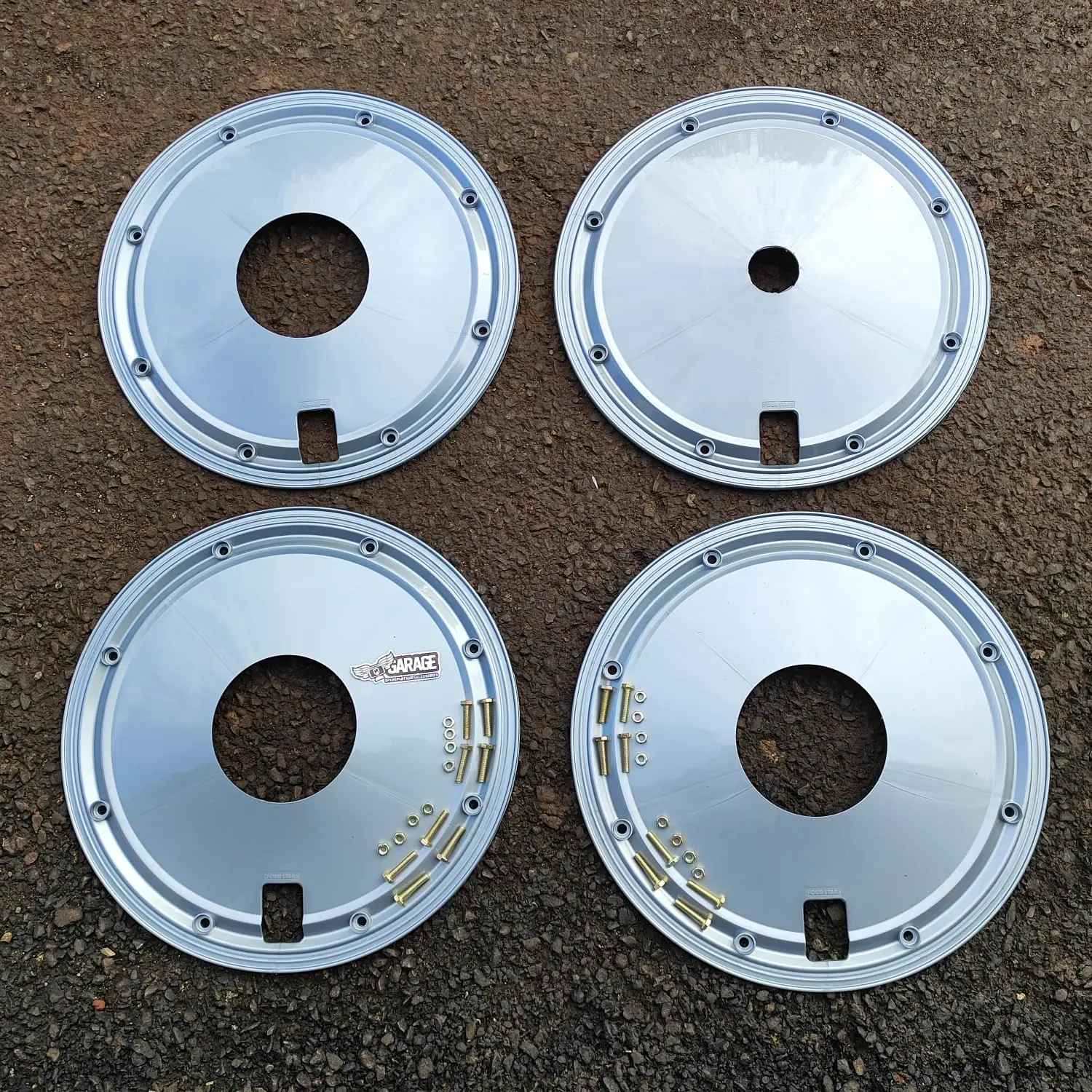 Wheeldop astrea grand ABS SILVER BARU set BAUD UNIVERSAL Wildop Ring 17 Wheel dop Doop weldop tutup velg plek cover velg 1set Depan Belakang Motor Bebek semua SERIES Velg 17 Motor Bebek Velg 17