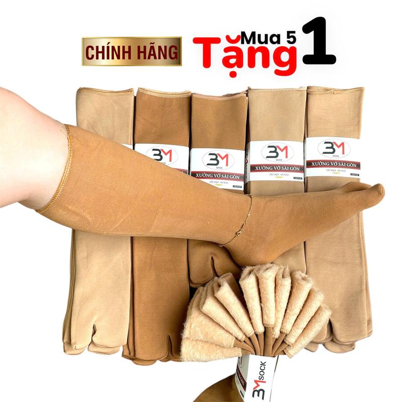 [10 TẶNG 2] Vớ Dài tới Gối, Tất ủ kem siêu dày LÔNG DÀI DÀY MỊN tất da siêu dày dài tới gối, Combo 10 đôi vớ chân nữ chống nắng, Vớ Da xỏ ngón co dãn thoải mái