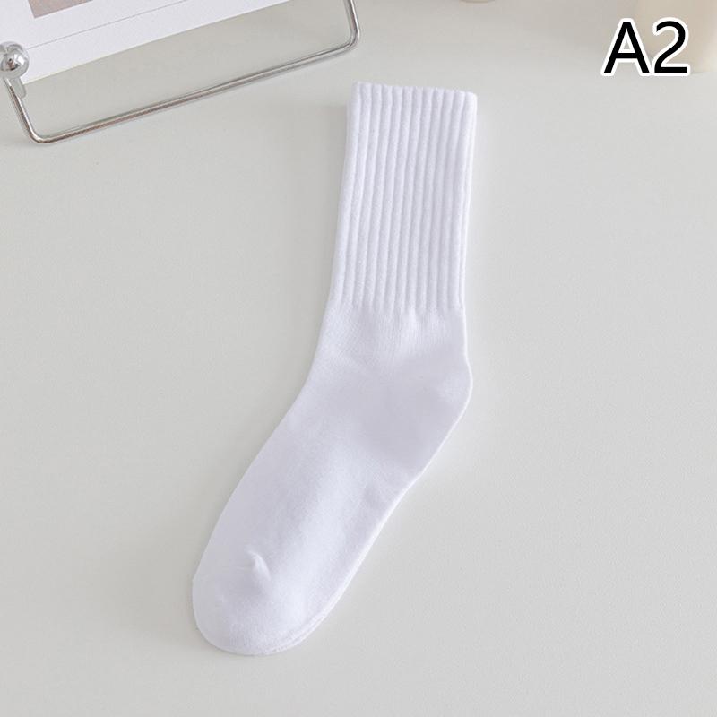 Product Introduction of Black White Women Socks Autumn Winter Middle Tube Sock Korean Japanese Ins Trend Cotton Coffee Retro Designer Socks for Student 16