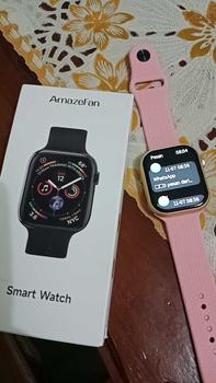 Product Review of AmazeFan Smartwatch S40 pro Jam Tangan Cocok untuk berbagai situasi seperti mode, olahraga, santai, belajar, dan lainnya. Memiliki berbagai fungsi seperti mengukur denyut jantung, menerima dan membuat panggilan, fitness, dan lainnya.【Garansi satu tahun】 from u**8 0