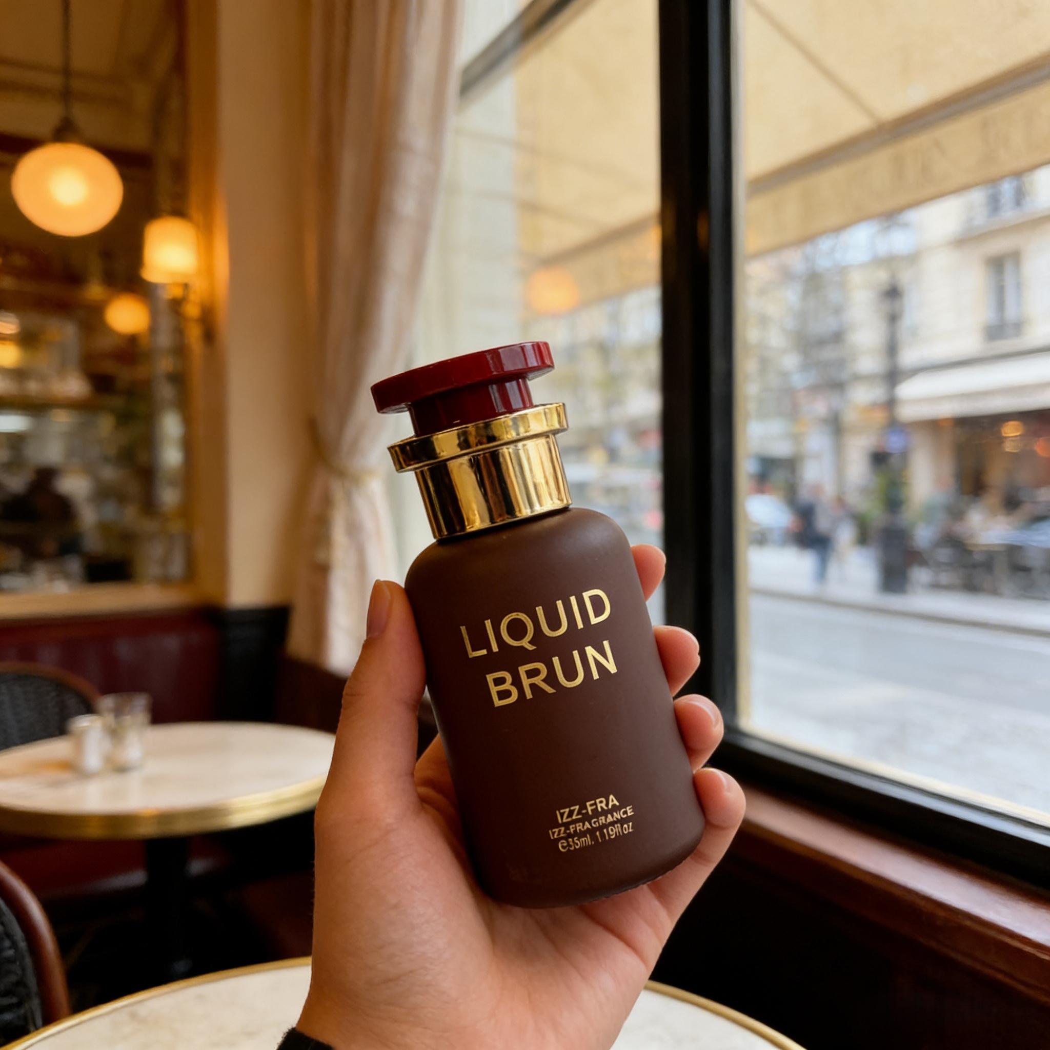 French Avenue Liquid Brun Parfum EDP 35ml Aroma Mewah untuk Pria Harian & Acara Spesial Wangi Tahan Lama 8 Jam Top Notes Cinnamon Orange Blossom Cardamom Bergamot