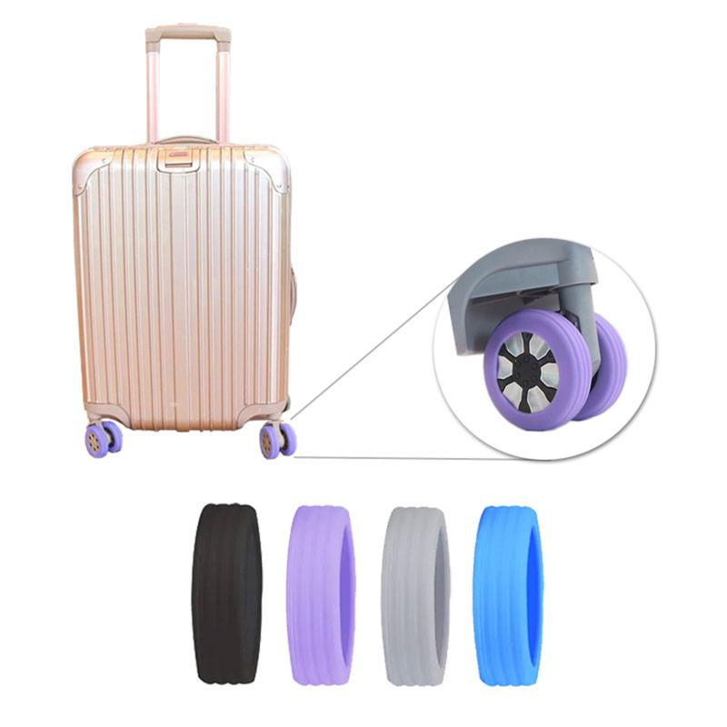 Pelindung Roda Koper Silikon Luggage wheel Isi 4Pcs Dan 8Pcs Silicon Kabin 1