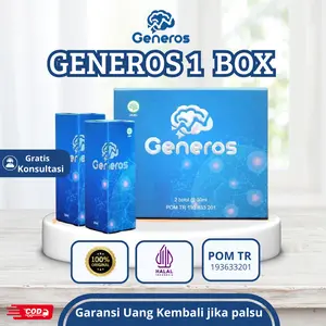 Generos Vitamin Herbal Nutrisi Otak Anak Cerdas Meningkatkan Nafsu Makan & Daya Tahan Tubuh Halal BPOM TR 193633201