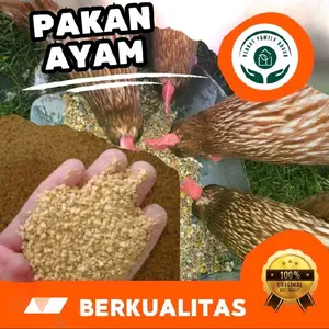 PAKAN ayam  kemasan 1/2kg pur empan ayam pur daging