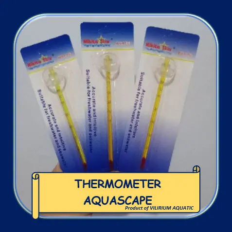 PERLENGKAPAN AQUARIUM - TERMOMETER AQUARIUM MANUAL / THERMOMETER AQUARIUM MANUAL (ALAT UKUR SUHU AIR AQUARIUM)