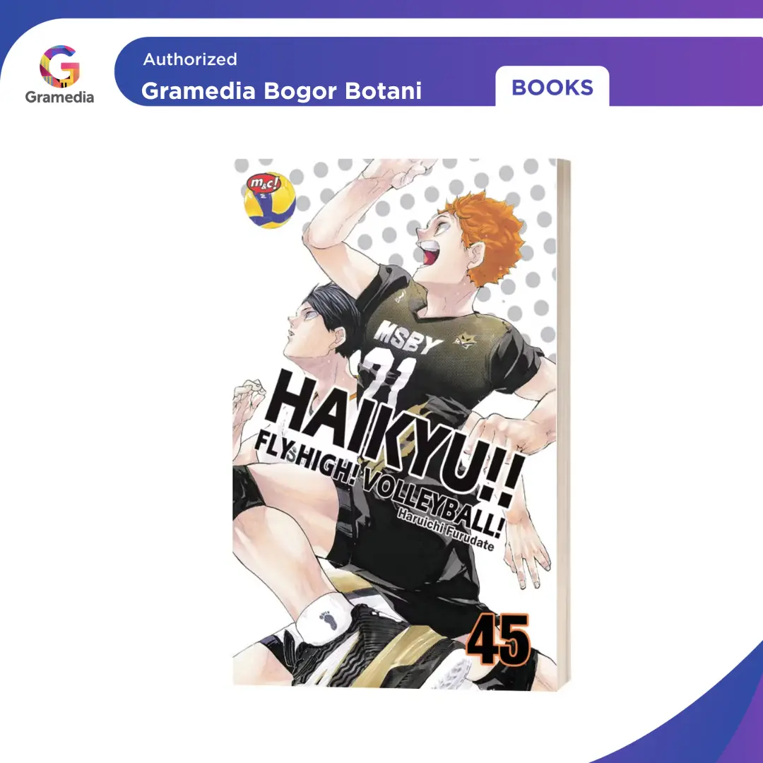 Gramedia Bogor - Comic Haikyu!!: Fly High! Volleyball! 45 - Tamat Rp40.000