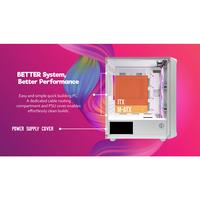 Gambar CASING CUBE GAMING CAYN - mATX Tempered Glass (Free 3x RGB Fan) dari Techno Computer Bali Kota Denpasar 5 Tokopedia