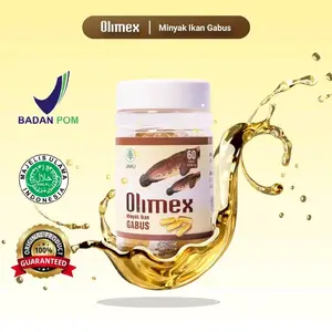 Olimex Kapsul Minyak Ikan Gabus Isi 60 Albumin Kutuk Obat Luka Diabetes Pasca Operasi