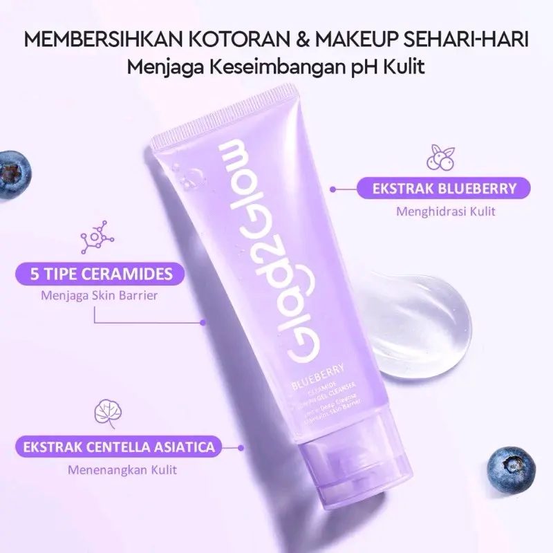 g2g facial wash blueberry low ph gel cleanser 1