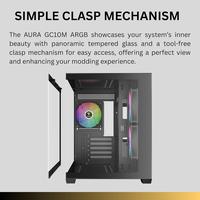 Gambar CASING GAMDIAS AURA GC10M V2 ARGB - Mid Tower mATX Case Tempered Glass (Free 3x ARGB Fan) dari Techno Computer Bali Kota Denpasar 2 Tokopedia