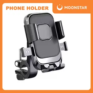 Holder HP Motor Spion Universal Anti Slip Bahan Karet Tahan Air 360 Derajat Cocok Motor Matic dan Manual Garansi Resmi Aman Tanpa Getar​ Phone Handphone