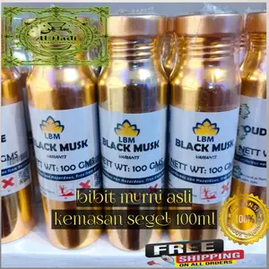 BIBIT PARFUM BLACK MUSK 100 ML , WANGI DAN HARUM