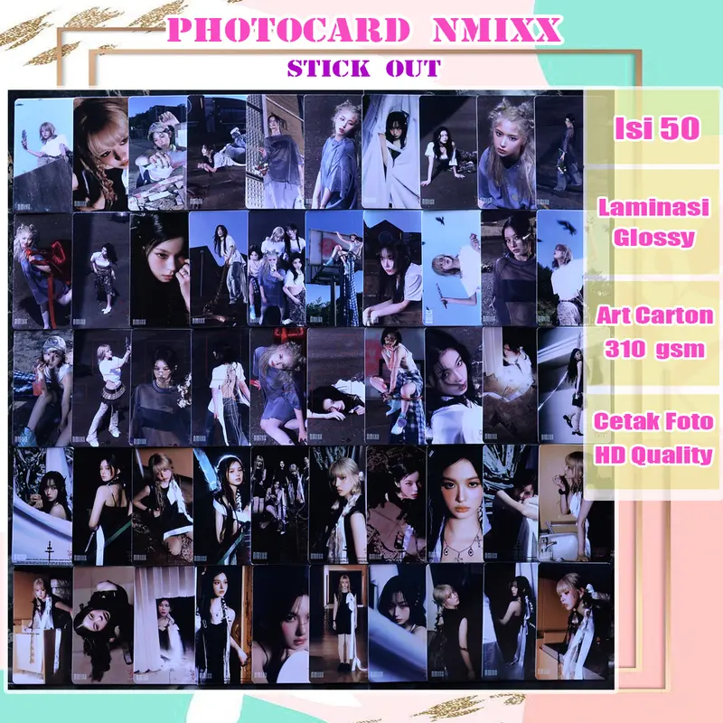 Photocard Nmixx isi 50 Merchandise Kpop Unofficial 0