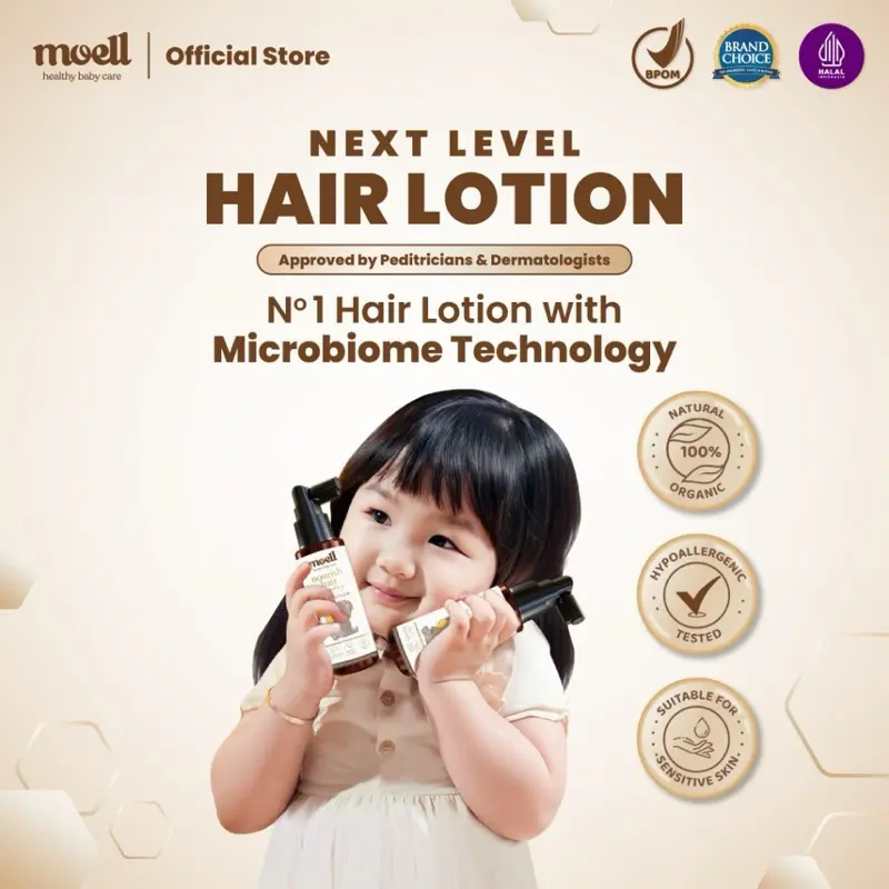 Flash Shale 3 Moell Hair Lotion 100ml Dengan Panax Ginseng, Kemiri, Biotin, Menutrisi Rambut Sepanjang Hari - Perawatan Rambut untuk Bayi & Anak kondisioner keratin shampoo sakura rambut rontok calming rub