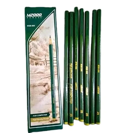 Pensil 2B M2000 warna hijau For computer M2B 900 1 Pak(isi 12 PCS)stationery  Alat Tulis Sekolah 1