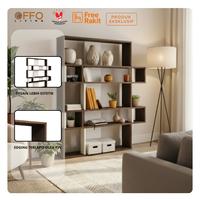Gambar Offo Living - Rak Buku Elegan - Furniture Minimalis Rak Pembatas Ruangan -  Olive Bookshelf dari Offo Living Furniture Kab. Bogor 3 Tokopedia