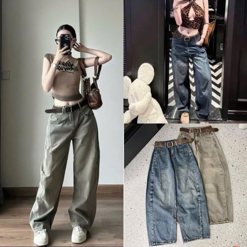    KHÔNG KÈM ĐAI     DEAL MỞ BÁN   QUẦN BAGGY NỮ ỐNG SUÔNG DANG BOY CHẤT JEAN MỀM MẠI KIỂU DÁNG TRẺ TRUNG CÁ TÍNH -MS430 