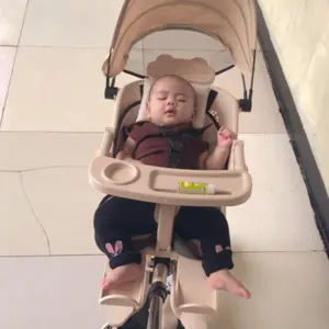 Hapyee Stroller Bayi Lipat Travelling Duduk Dan Berbaring  Kereta Dorong Bayi kursi Dua Arah