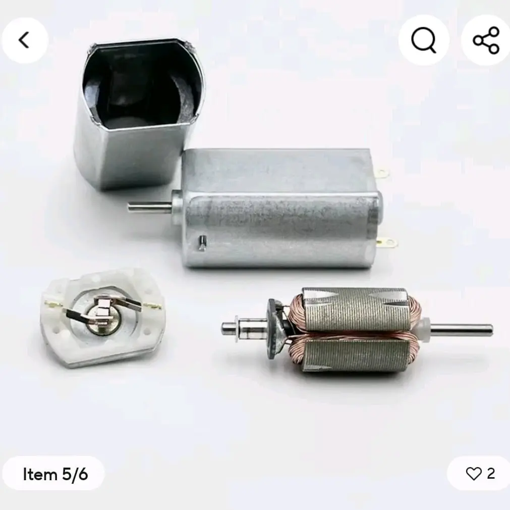 Dinamo DC Motor 180 RS180 RS-180 High Speed High Torque DC 6V 1.5V-7.4V