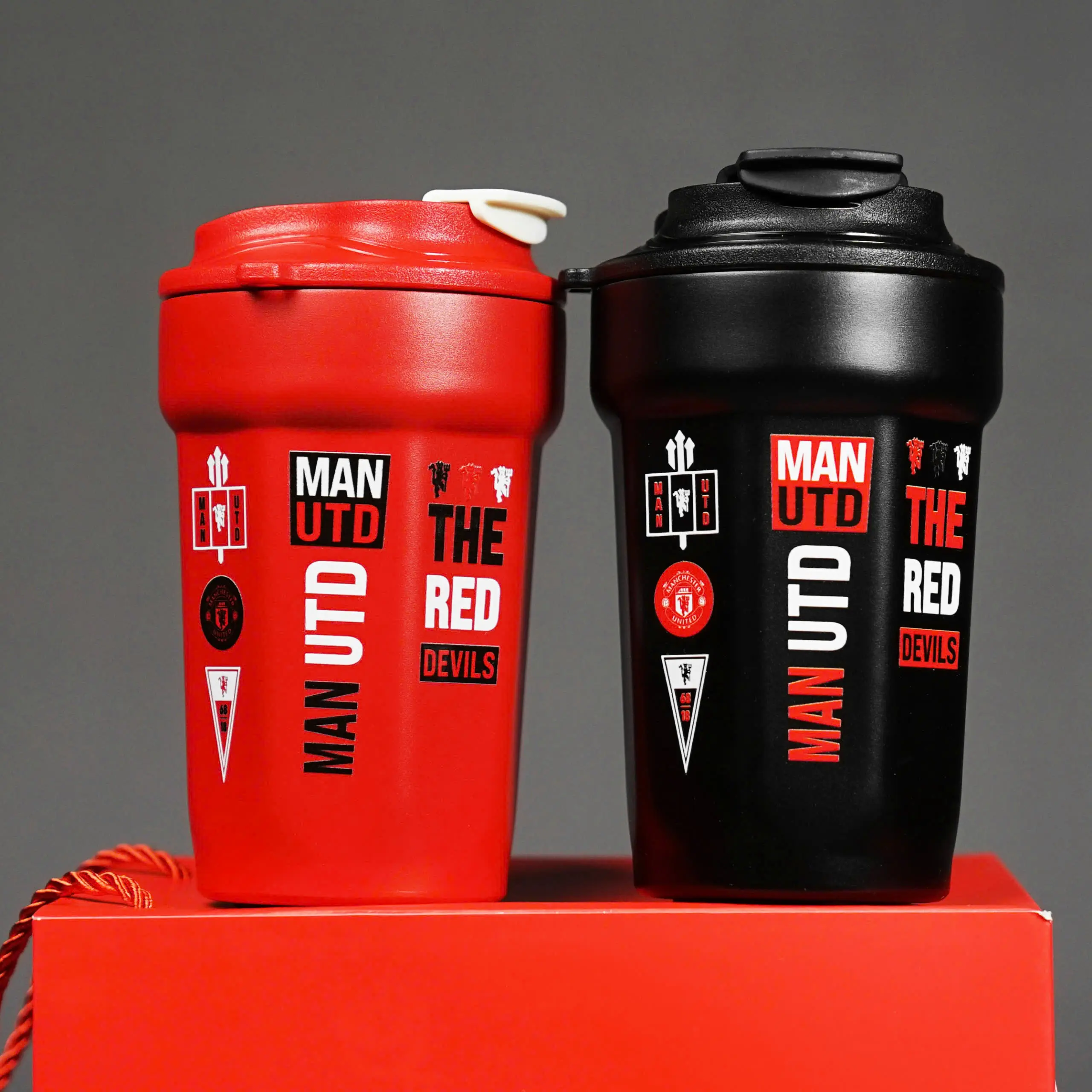 Quà Tặng Ly/Bình giữ nhiệt cao cấp MU, dung tích 460ML giữ nhiệt tốt 6-12 giờ - BOMBSHOP [GFT10]