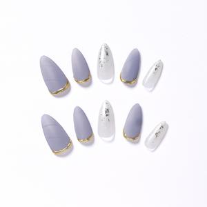 【iromikke公式】ネイルチップ　モード学園コラボデザイン　強力ジェルシール付き　ワンホンネイル　大人シンプル　フェミニン