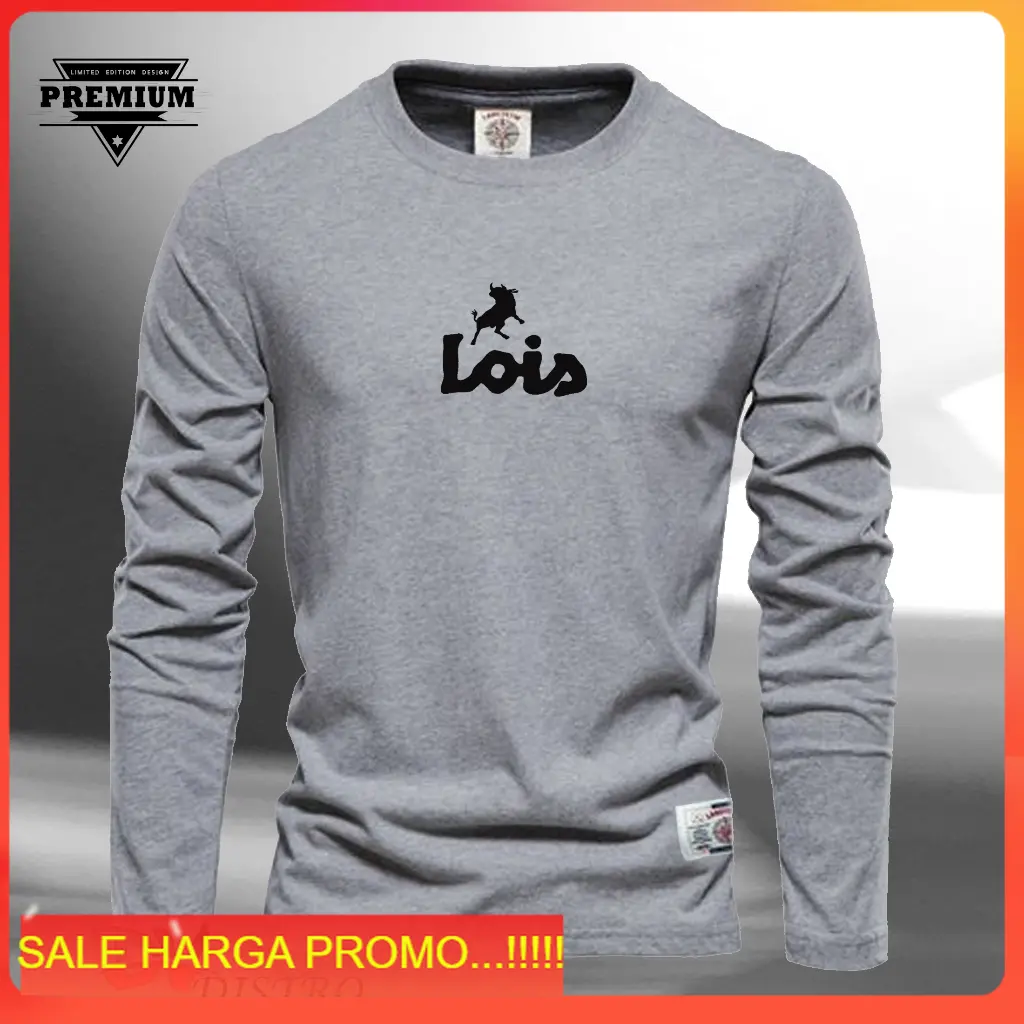 Kaos  Pria Keren Lengan Panjang Katun Combed  Premium Nyaman Sablon Tulisan bajudistro baju cowok keren Sweater Silver Zipper Hoodie Topi Gold