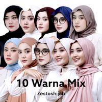 Gambar PAKET HIJAB 10PCS PASHMINA KAOS RAYON SAHARA dari Zestosoutfit_NEW Kota Bandung 1 Tokopedia