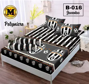 Sprei Motif Club Bola Katun Disperse - Bahan Berkualitas Disetiap Sisi Terpadat Karet Seprei