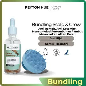 Peyton Hue - Gentle Special The Gentle Rosemary Hair Oil + Sisir Pijat untuk Penumbuh Rambut Sehat, Anti Rontok, Anti Ketombe