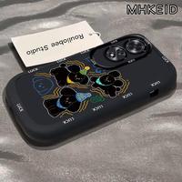 Gambar MHKEID Casing Hp untuk OPPO A60 4G Case Pola Anjing hitam Kasing kepulan krim Silikon Softcase Casing - Gaya1, OPPO A60 4G dari MHKEID MALL Kab. Tangerang 1 Tokopedia