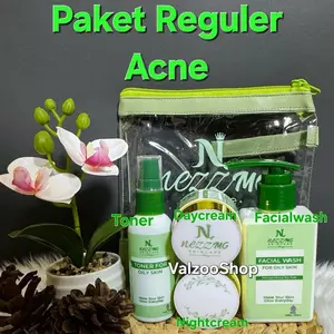 READY Nezzmg Skincare reguler acne dan normal untuk Memutihkan Wajah perawatan wajah Berjerawat