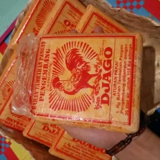 promo 1 kg obat kerupuk puli cap Ayam DJAGO / garam bleng cap ayam DJAGO