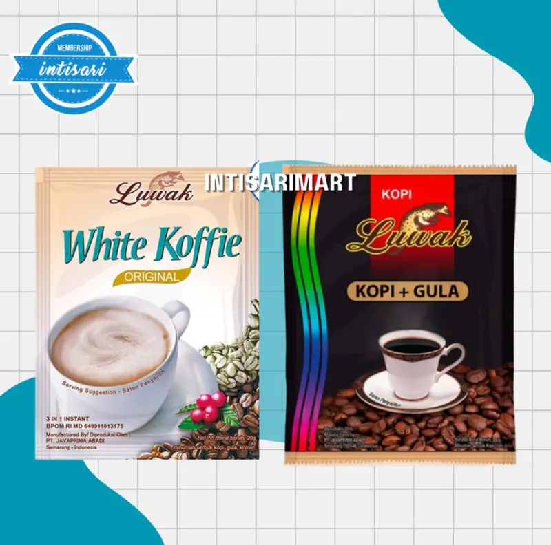 KOPI LUWAK - HITAM / WHITE COFFEE - ( DUS ) 0