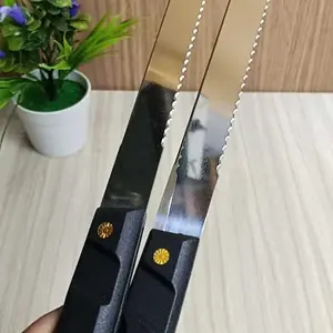 Pisau Roti Kue Bolu 2 Sisi Pisau Panjang Gerigi Rata Knife Bread Cake