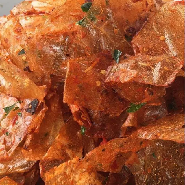 1KG KERIPIK KACA PEDAS DAUN JERUK 0