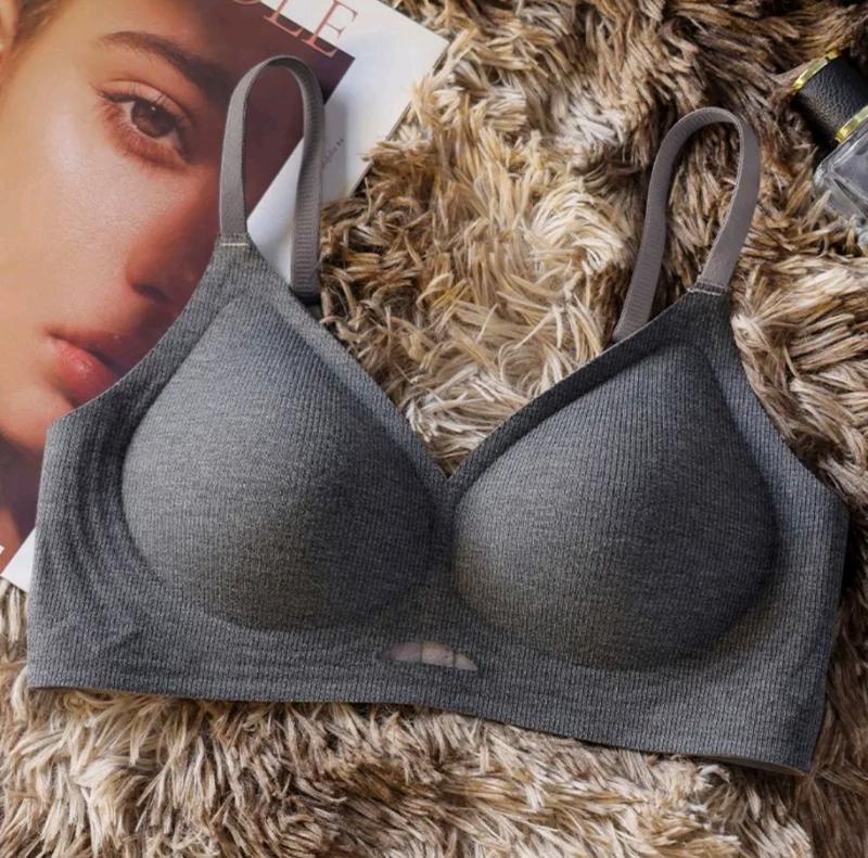 Product Introduction of [SILKELLE][Single-piece pack] Push-up anti-sagging, non-wired, soft support underwear for women with small breasts, no empty cups, larger breasts, no trace bra 1
