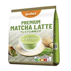 Killiney Premium Matcha Latte - Smooth, Creamy Powder Beverage (Pack of 15)