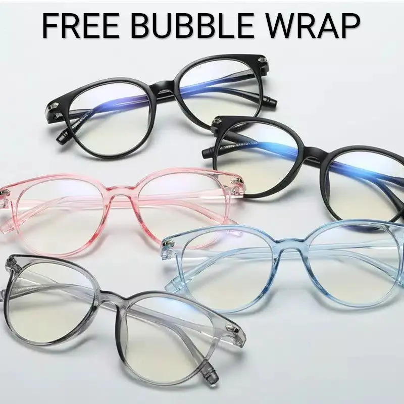 Kacamata Anti Radiasi Fashion Korea Pria Wanita Sunglasses Frame Lensa