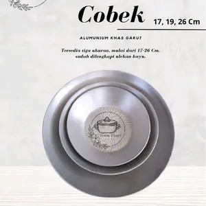 Cobek tebal alumunium khas garut Kitchenware bonus ulakan