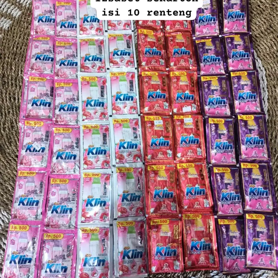 12 pcs soklin liquid isinya 12 pcs soklin liquid sabun cuci cair