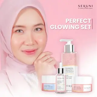 [BEST SELLER] Seruni Paket Perfect Glowing Set Original 100%   Membantu Mencerahkan Wajah dan Memudarkan Flek Hitam