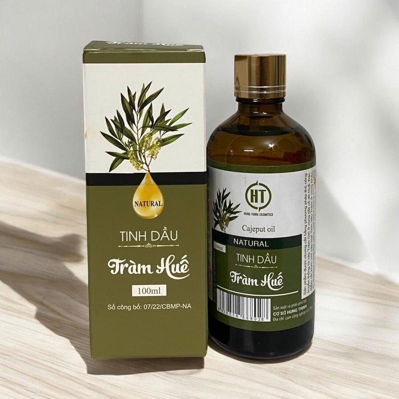 Combo 2 chai tinh dầu Tràm Huế chai nâu 100ml giữ ấm đuổi muỗi