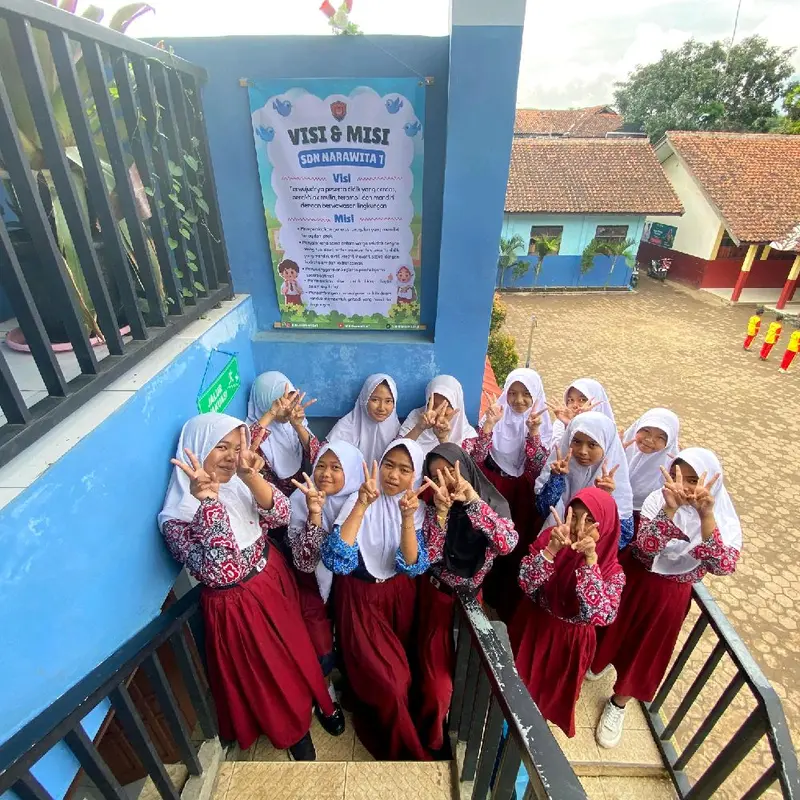 jilbab sekolah anak SD/kerudung anak SD kekinian  alazkia hijab collection Kerudung 7