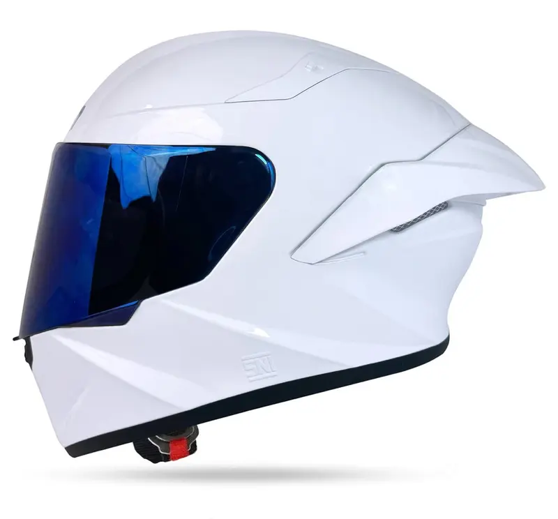 Helm Mla Crypton Full Face Terbaru Solid Grey Dof Kaca Visor Iridium silver/Helm Full Face Mla Original MLA 4