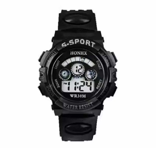 Jam Tangan Rubber S-Sport 1790 Honhx Geneva Digital Terlaris Sport Harga Grosir S-1790 JF038 A233