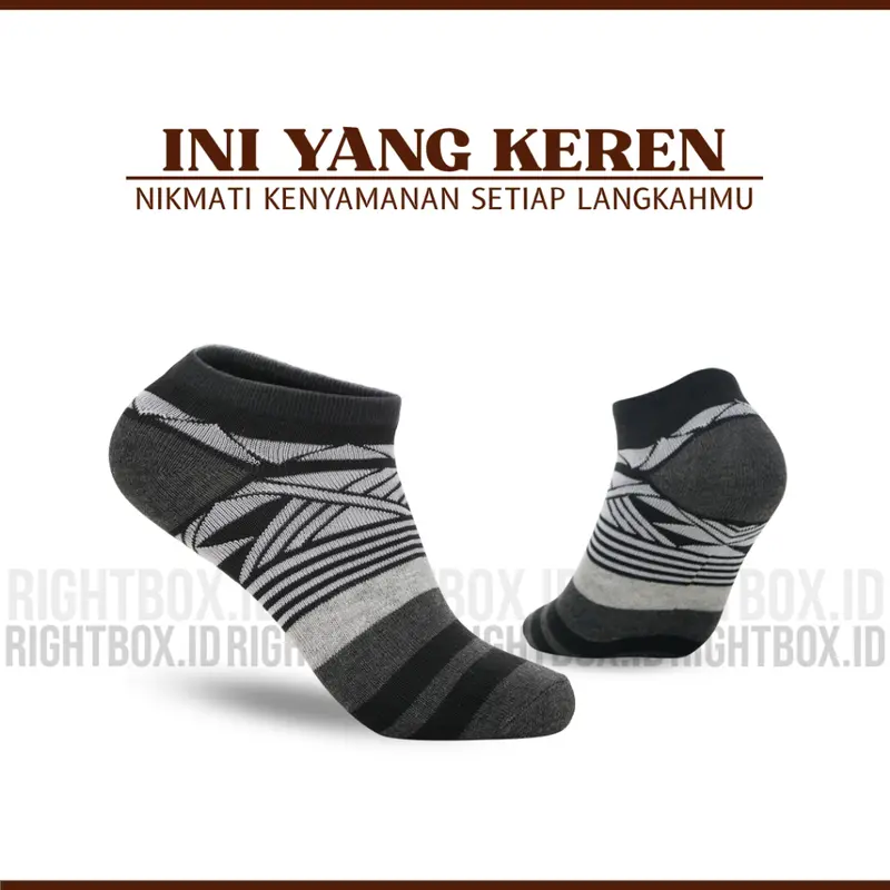 Rightbox ID  Kaos Kaki Motif Prancis  Pendek Semata Kaki  One Size Dewasa 5